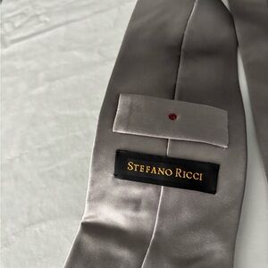 Stefano Ricci Silver Tie